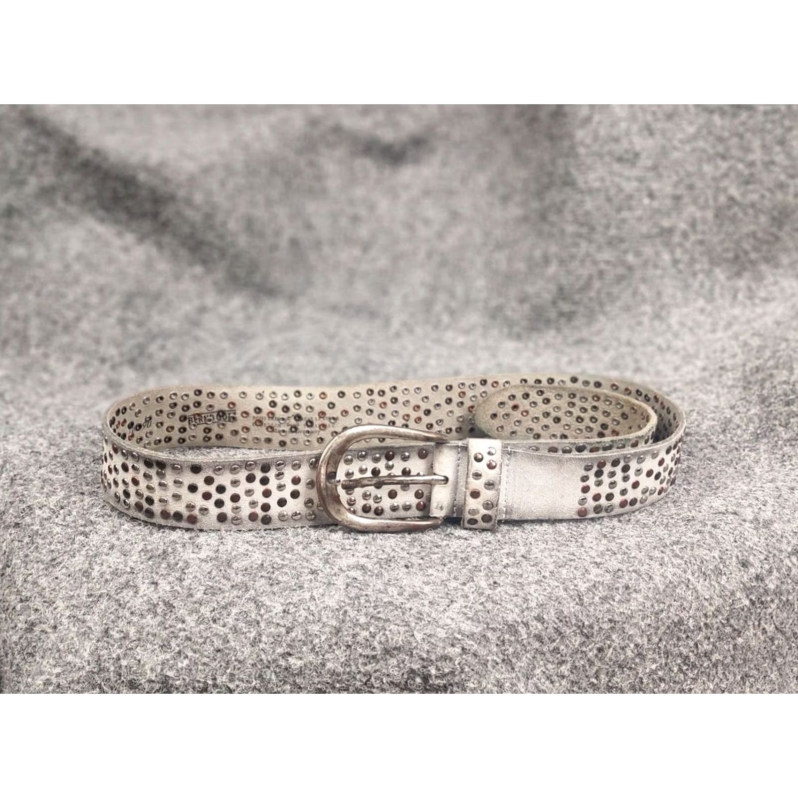 Vintage Vintage Leather Silver Japanese LGB Style Punk Emo Rock Goth belt Size ONE SIZE - 3 Thumbnail