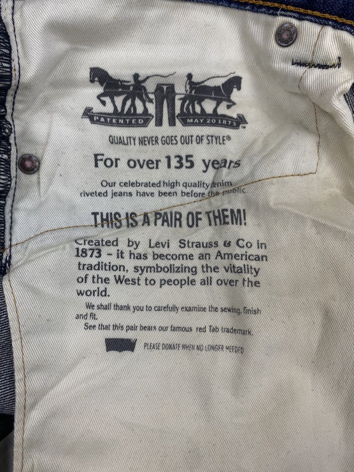 Levi's Vintage Levi’s 502 Distressed Denim Jeans Size US 33 - 17 Thumbnail