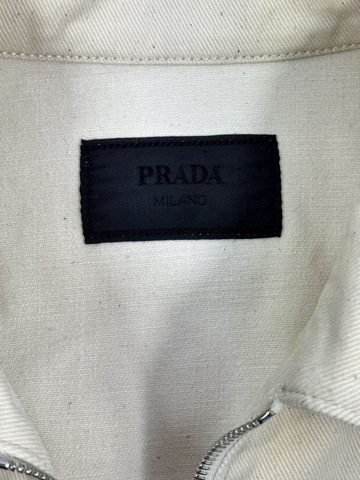 Prada PRADA TRIANGLE LOGO OVERSIZED DENIM JACKER Size US M / EU 48-50 / 2 - 6 Thumbnail
