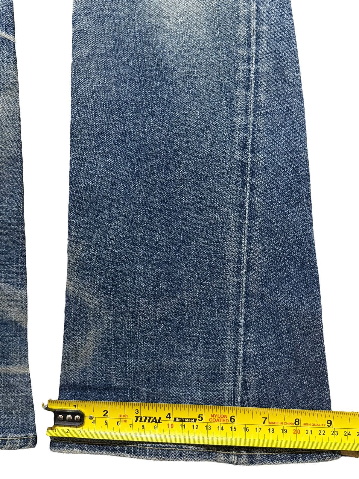 True Religion Vintage Usa 90s True Religion Mud Wash Faded Wide Leg Flared Size US 30 / EU 46 - 16 Thumbnail
