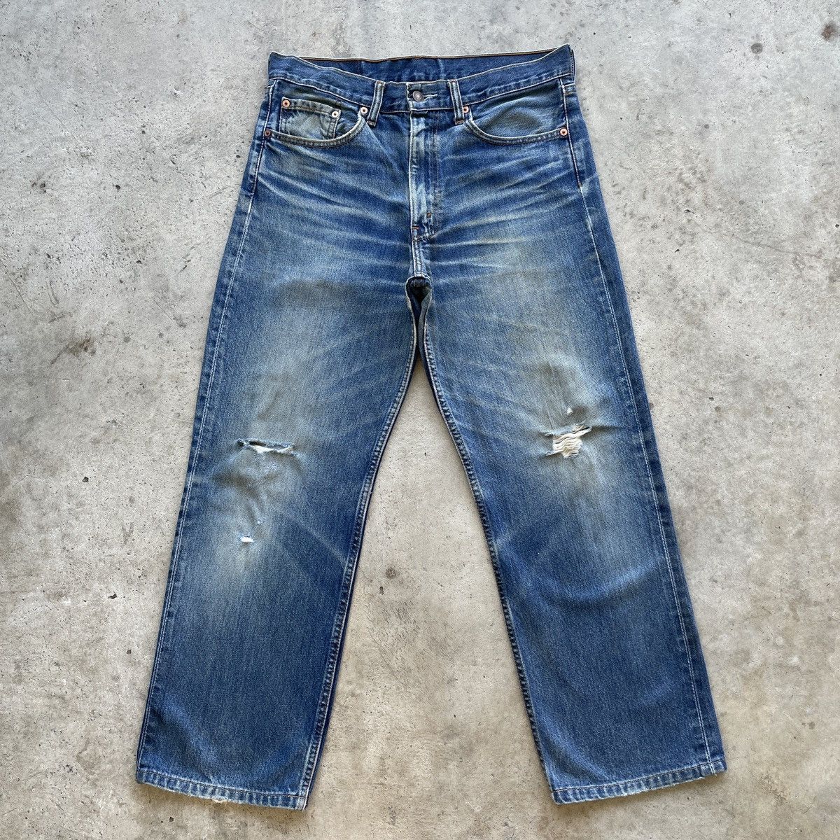 Jean × Levi's × Vintage Vintage Rusty Levi’s 508 Distressed Faded Jeans Denim Pants Size US 32 / EU 48 - 1 Thumbnail
