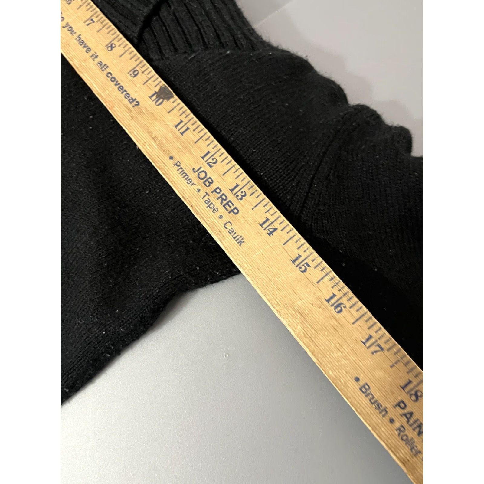 Guess GUESS Women’s Sweater Long Sleeve Pullover Shawl Collar Solid Black Y2K 90s Size S Size S / US 4 / IT 40 - 5 Thumbnail
