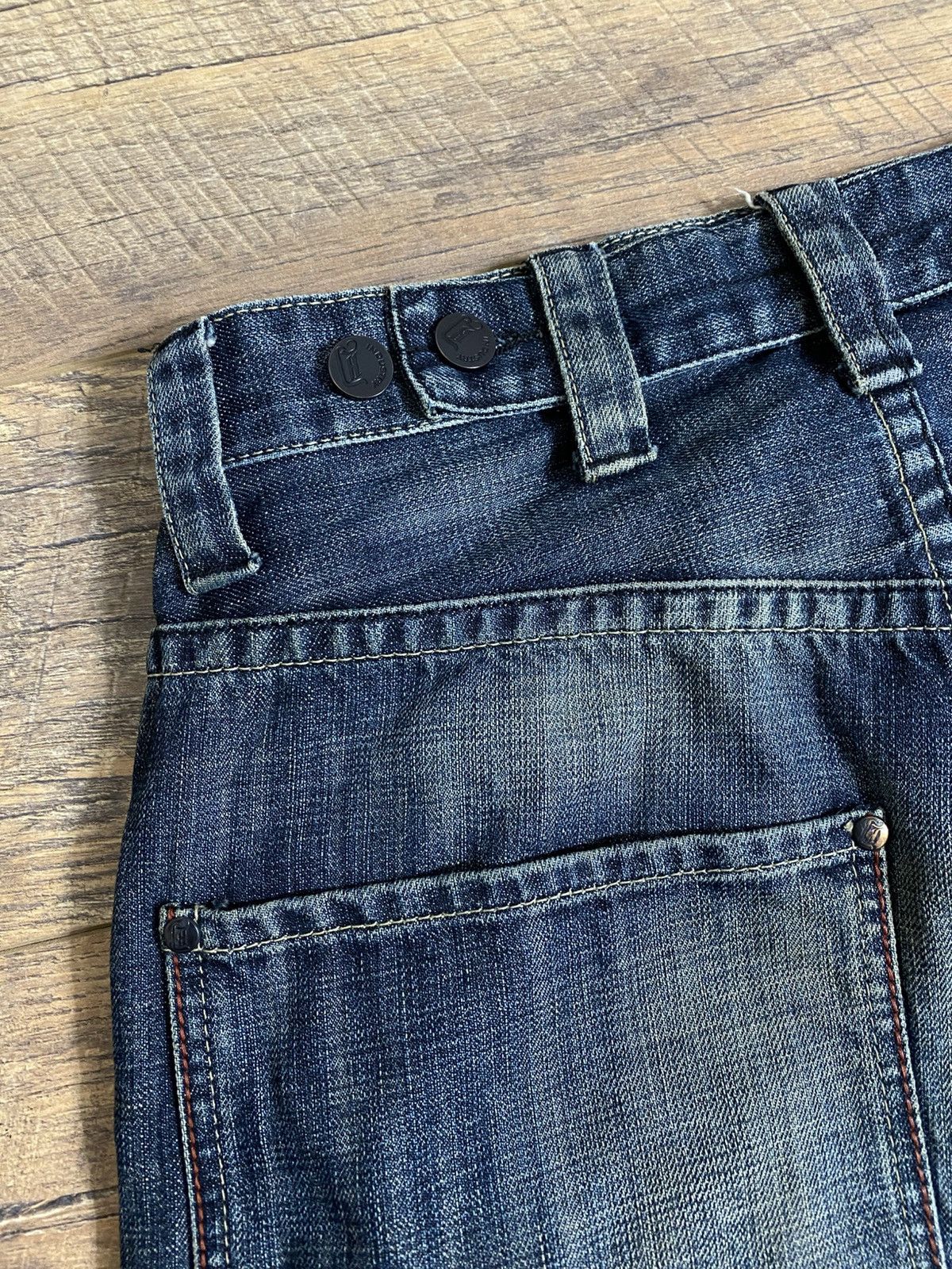 Japanese Brand Rare Y2K Baggy Jeans | Archive Avant-garde 90s Grunge Style Size US 32 / EU 48 - 5 Thumbnail