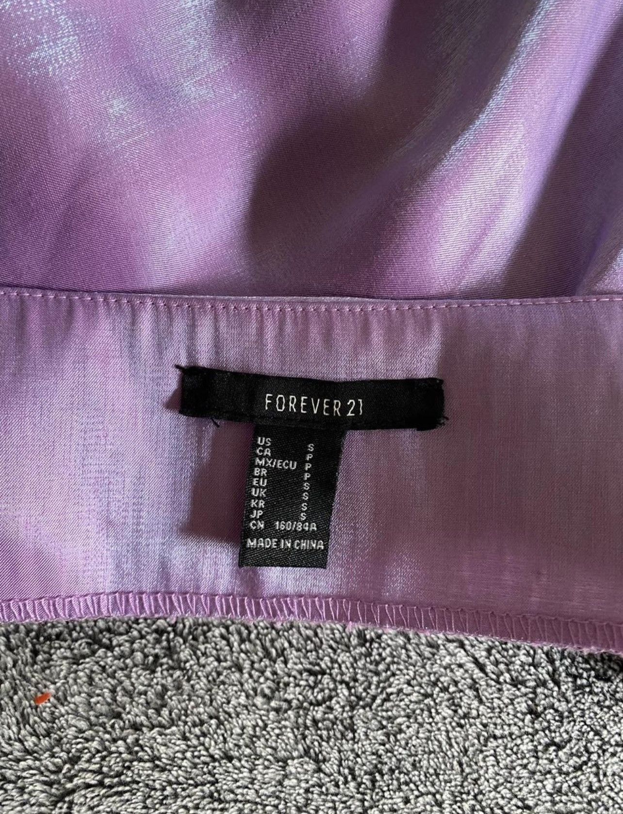 Forever 21 Cutest Forever 21 Lilac Slip On Silk Dress Size S / US 4 / IT 40 - 4 Thumbnail