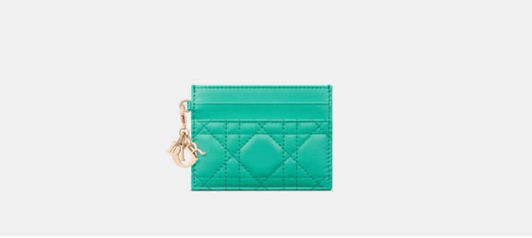 Dior o1w1db10525 S0974O Size : OS / Card Holder in Aquamarina Size ONE SIZE - 1 Thumbnail