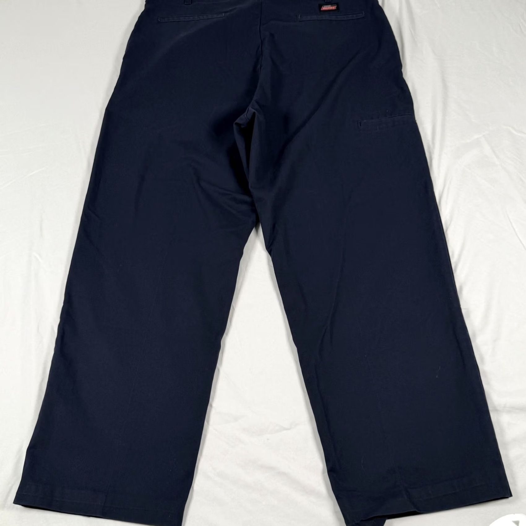 Dickies Dickies Pants Mens 38x30 Navy Blue Workwear Double Knee Utility Straight Leg Size US 38 / EU 54 - 4 Thumbnail