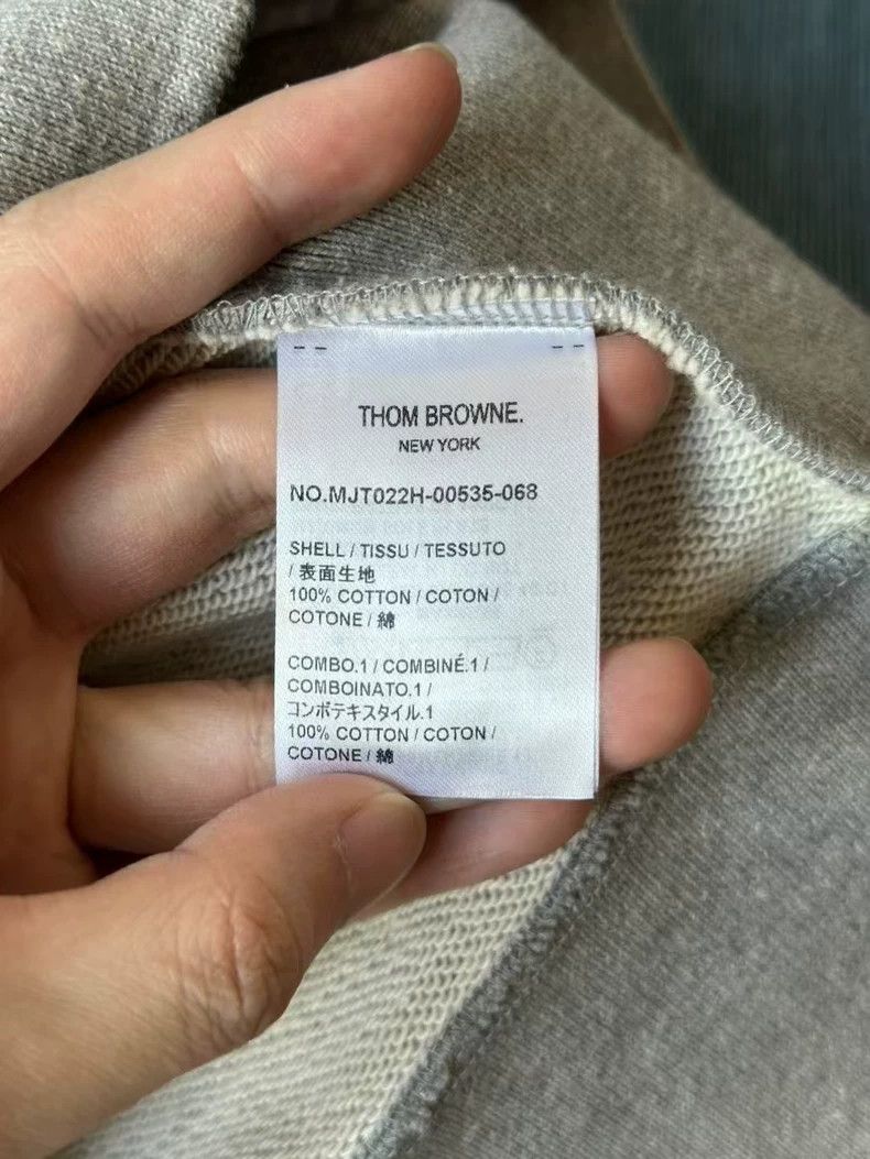 Thom Browne THOM BROWNE4Grey Knit Coat 2502-Nextarrow Size US XL / EU 56 / 4 - 4 Thumbnail