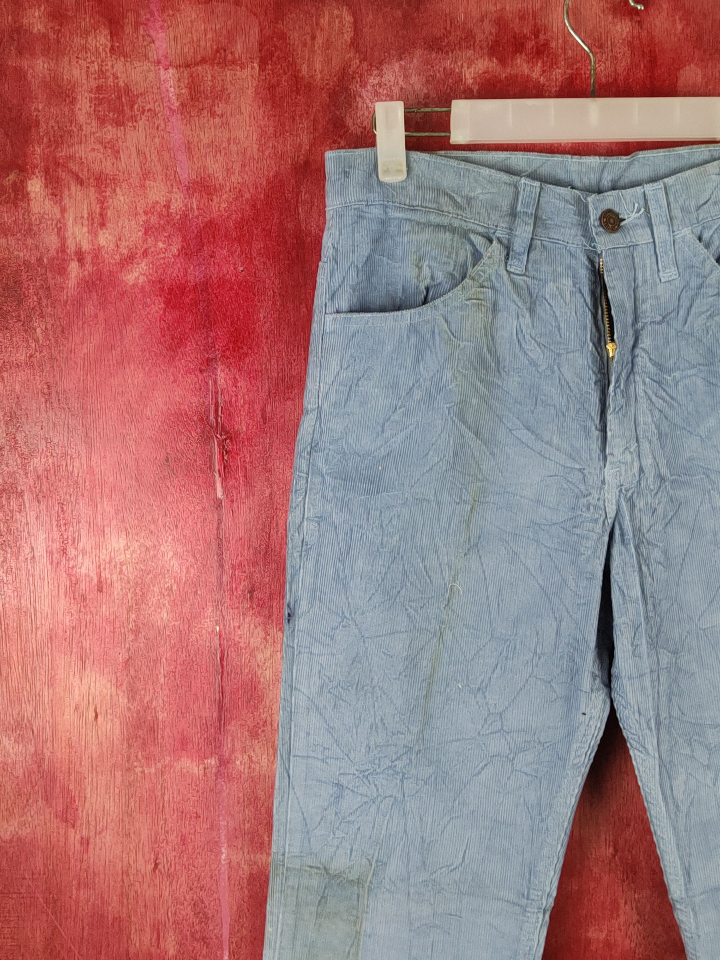 Levi's Levi's Vintage single digit Blue Corduroy Pants #S1799 Size US 29 - 3 Thumbnail