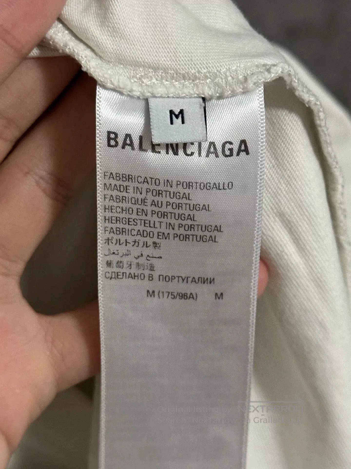 Balenciaga Balenciaga Short Sleeve T-Shirt with Logo. Size US M / EU 48-50 / 2 - 3 Thumbnail