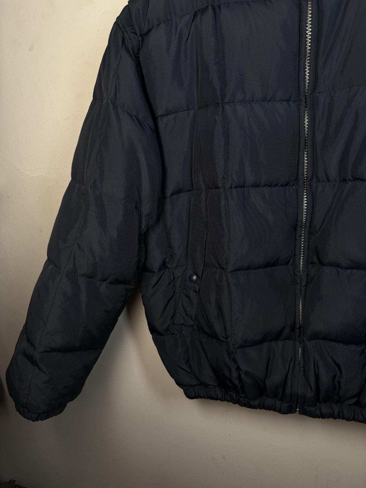 Yves Saint Laurent Puffer YSL Down Jacket Winter Blue Bomber Zip Up Size US M / EU 48-50 / 2 - 11 Thumbnail