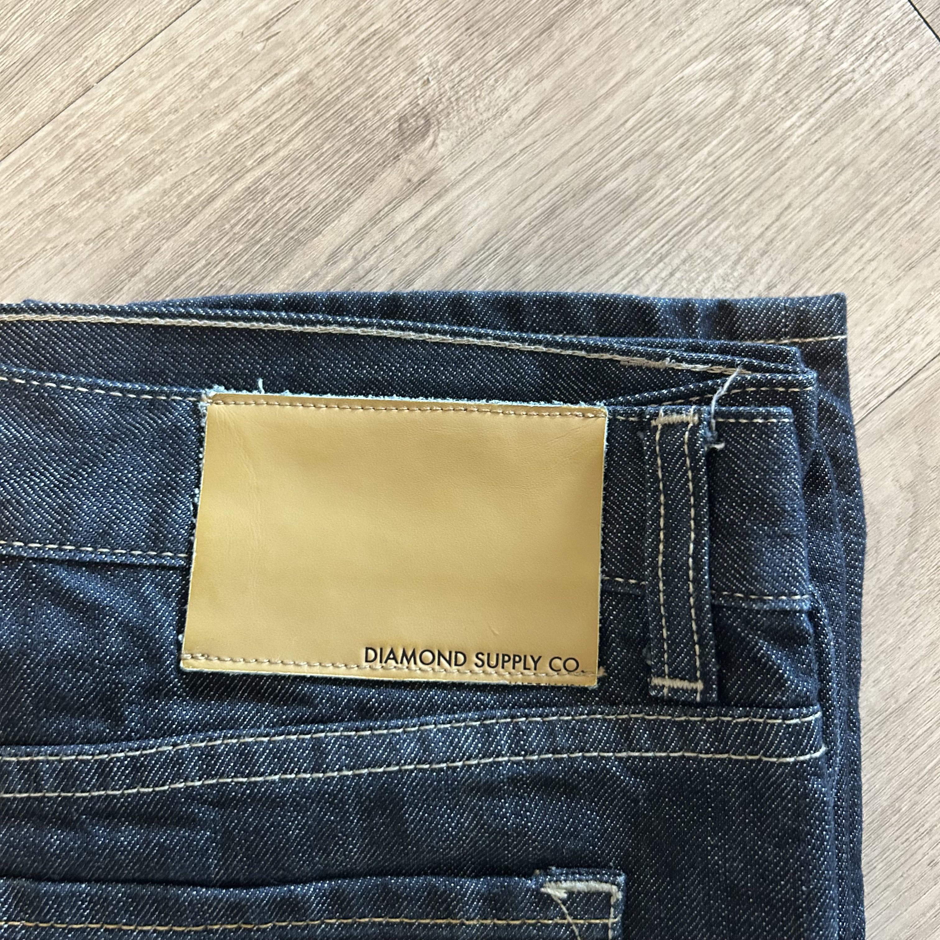 Diamond Supply Co. Mid 2000's Diamond Supply Co. Raw Denim Indigo Size US 36 / EU 52 - 4 Thumbnail