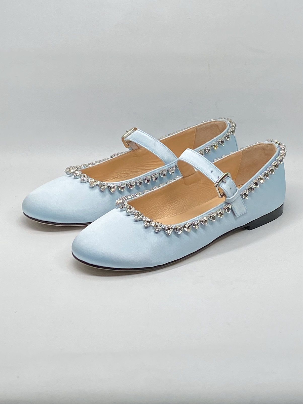 MACH & MACH MACH & MACH Audrey embellished satin ballet flats size 37 Size US 7 / IT 37 - 8 Thumbnail