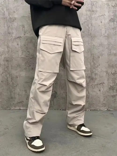 Designer × Japanese Brand × Vintage custom cargo pleated zipper utility pants Size US 28 / EU 44 - 1 Thumbnail