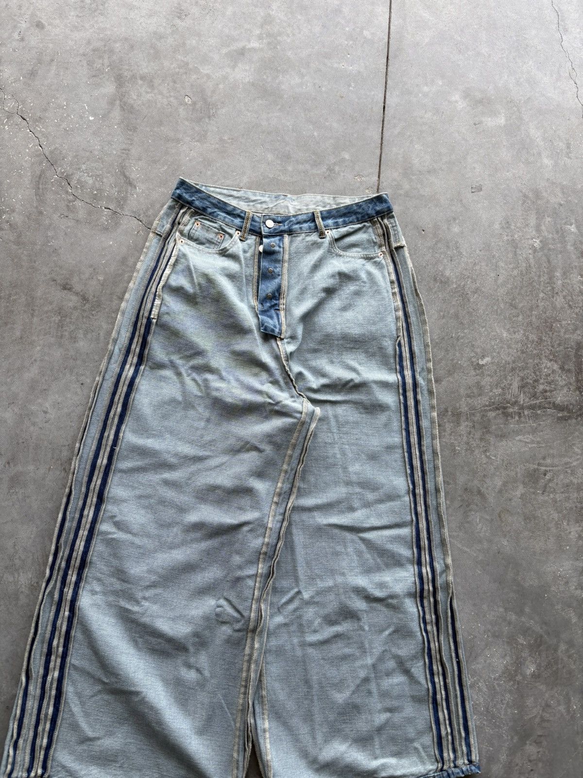 Other Wide-Leg Denim Pants - Structured Silhouette Size US 33 - 3 Thumbnail