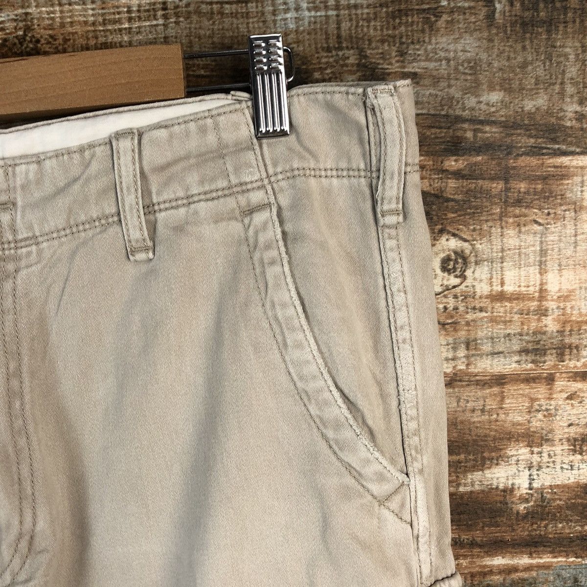 Japanese Brand DL Uniqlo Brown Cargo Multipocket Pants #C213 Size US 33 - 8 Thumbnail