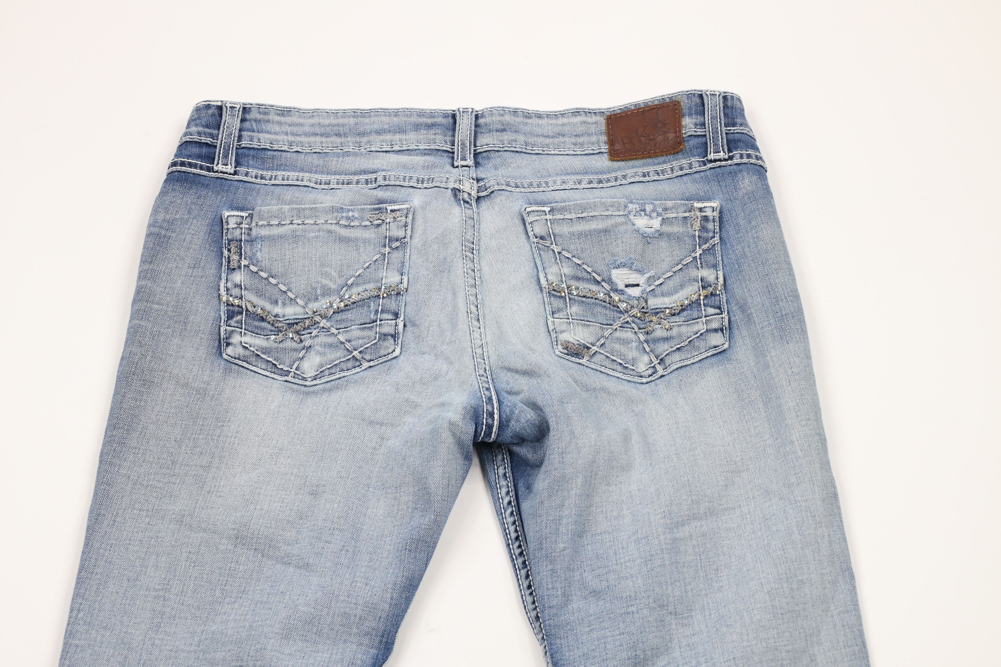 Vintage Buckle BKE Stretch Sabrina Bootcut Denim Jeans Blue Size 30" / US 8 / IT 44 - 10 Thumbnail