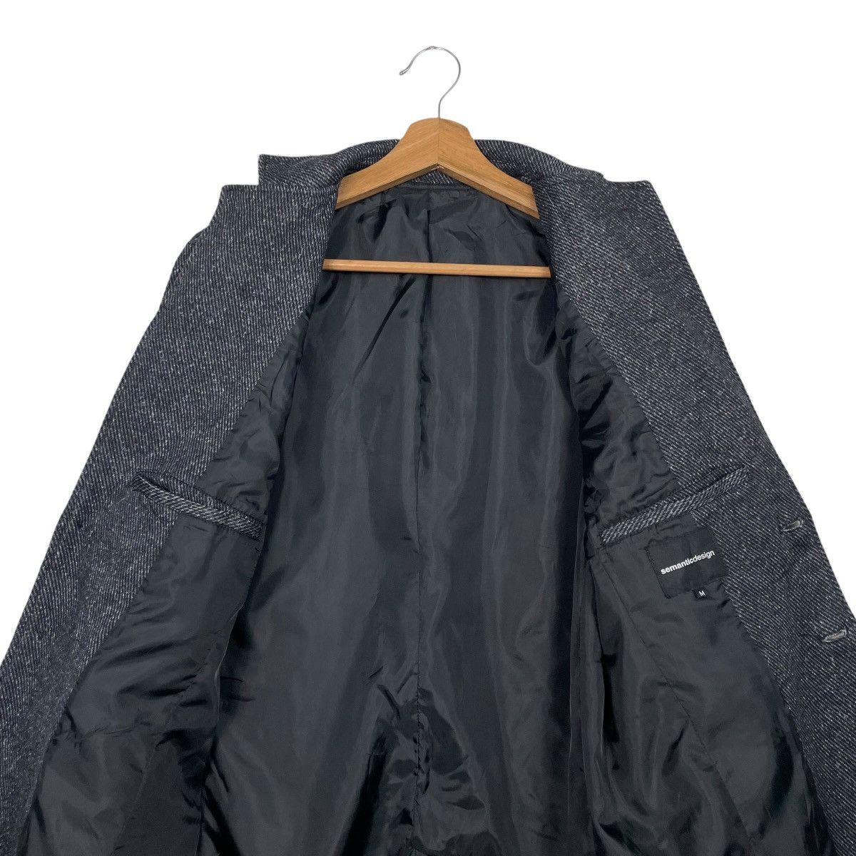 semanticdesign Semantic Design Textured Long Jacket Size US M / EU 48-50 / 2 - 12 Thumbnail