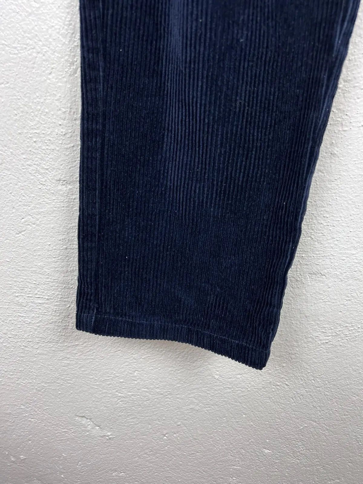 A Day's March A Day's March Corduroy Velvet Relaxed Trousers Navy 48 Size US 32 / EU 48 - 4 Thumbnail