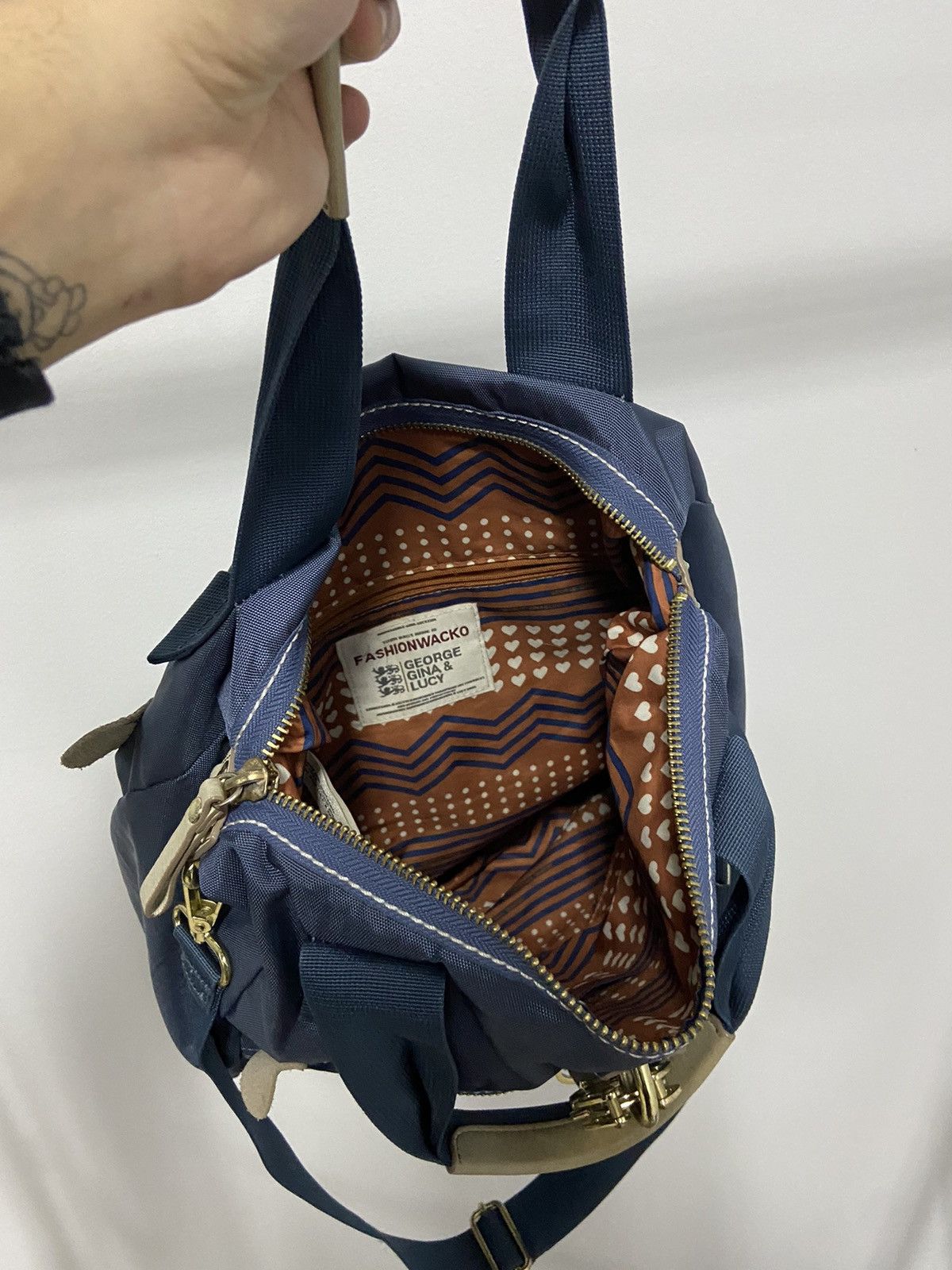 Japanese Brand × Vintage George Gina Lucy fashionwacko Bag shoulder vintage carabiner Size ONE SIZE - 8 Thumbnail