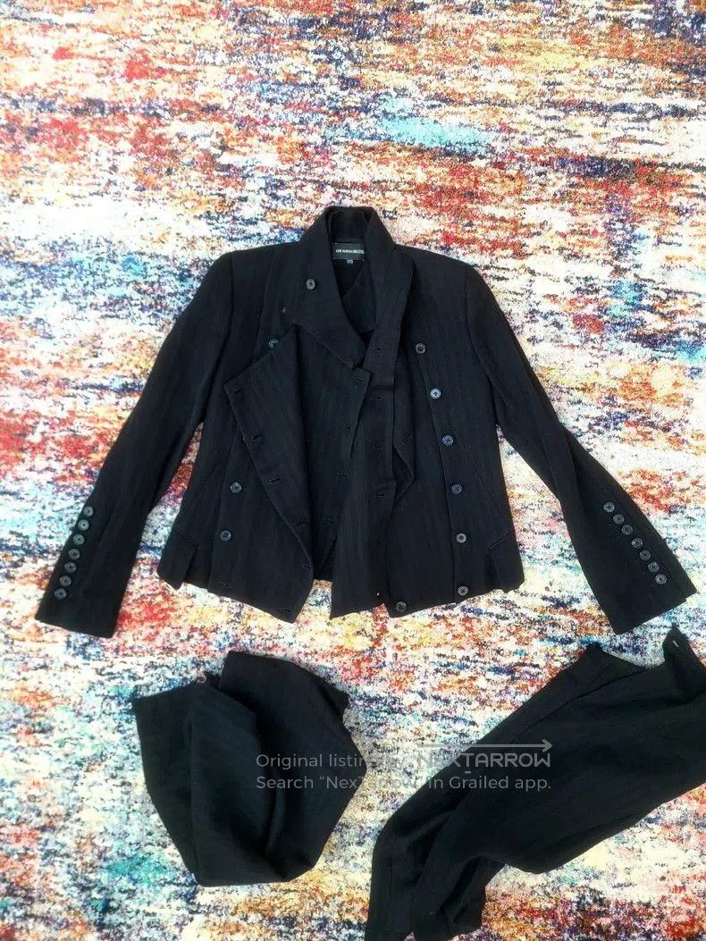 Ann Demeulemeester Ann Demeulemeester Men's Deconstructed Coat. Size M / US 6-8 / IT 42-44 - 5 Thumbnail