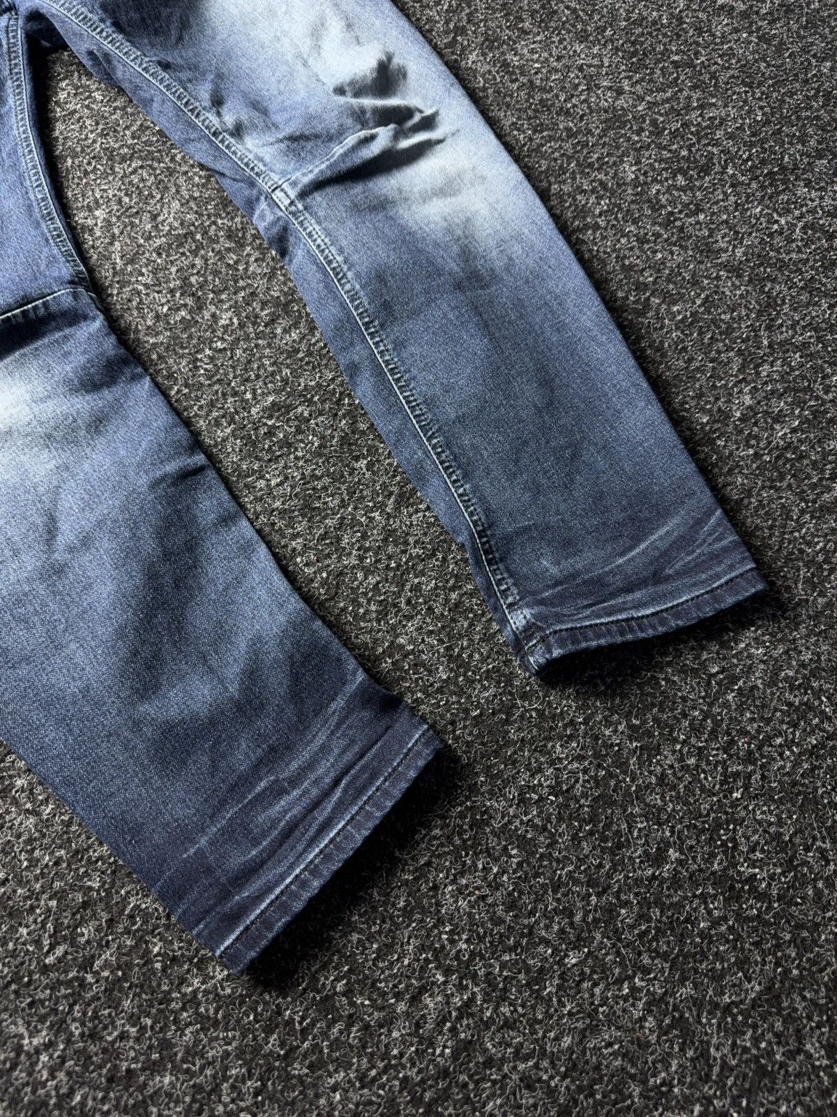 Diesel Luxury Diesel Fayza Vintage Blue Relaxed Tapered Jeans Size 25" / US 0 / IT 36 - 4 Thumbnail