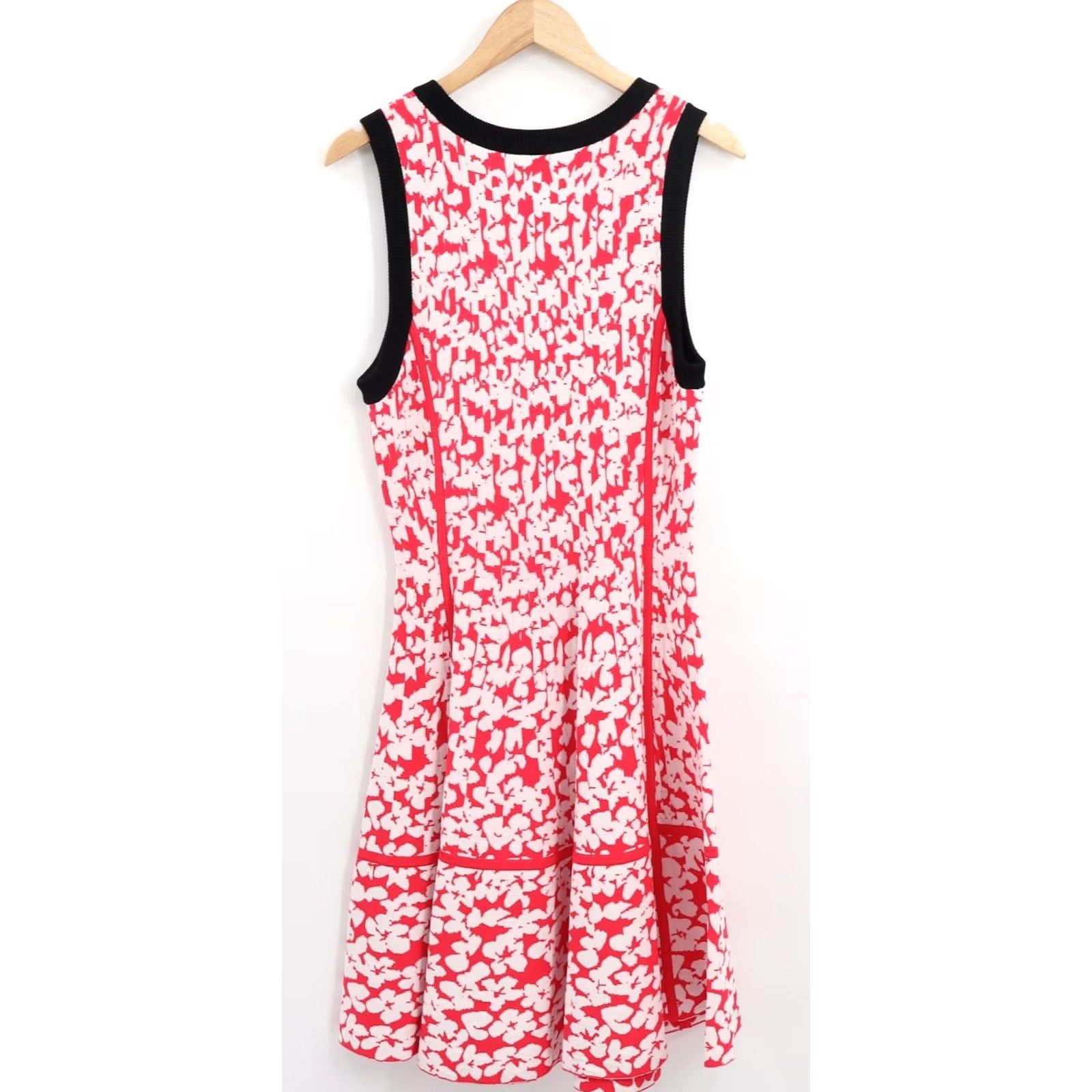Vintage kate spade new york Women's Floral Jacquard Knit Dress In Dive Right In Geranium Sz L NEW Size L / US 10 / IT 46 - 2 Thumbnail