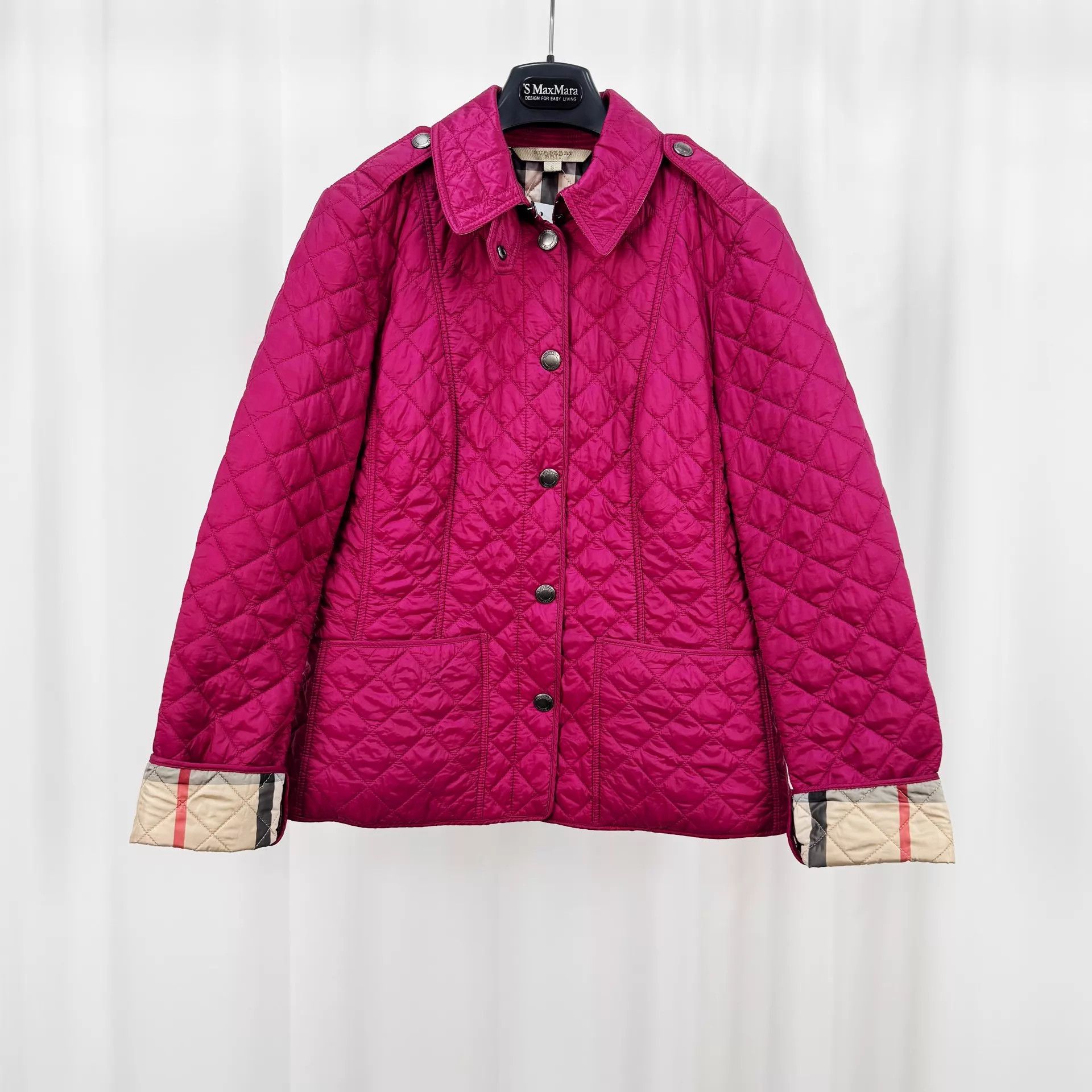 Burberry Burberry Lattice Check Cotton Jacket S 98 New Size S / US 4 / IT 40 - 1 Thumbnail