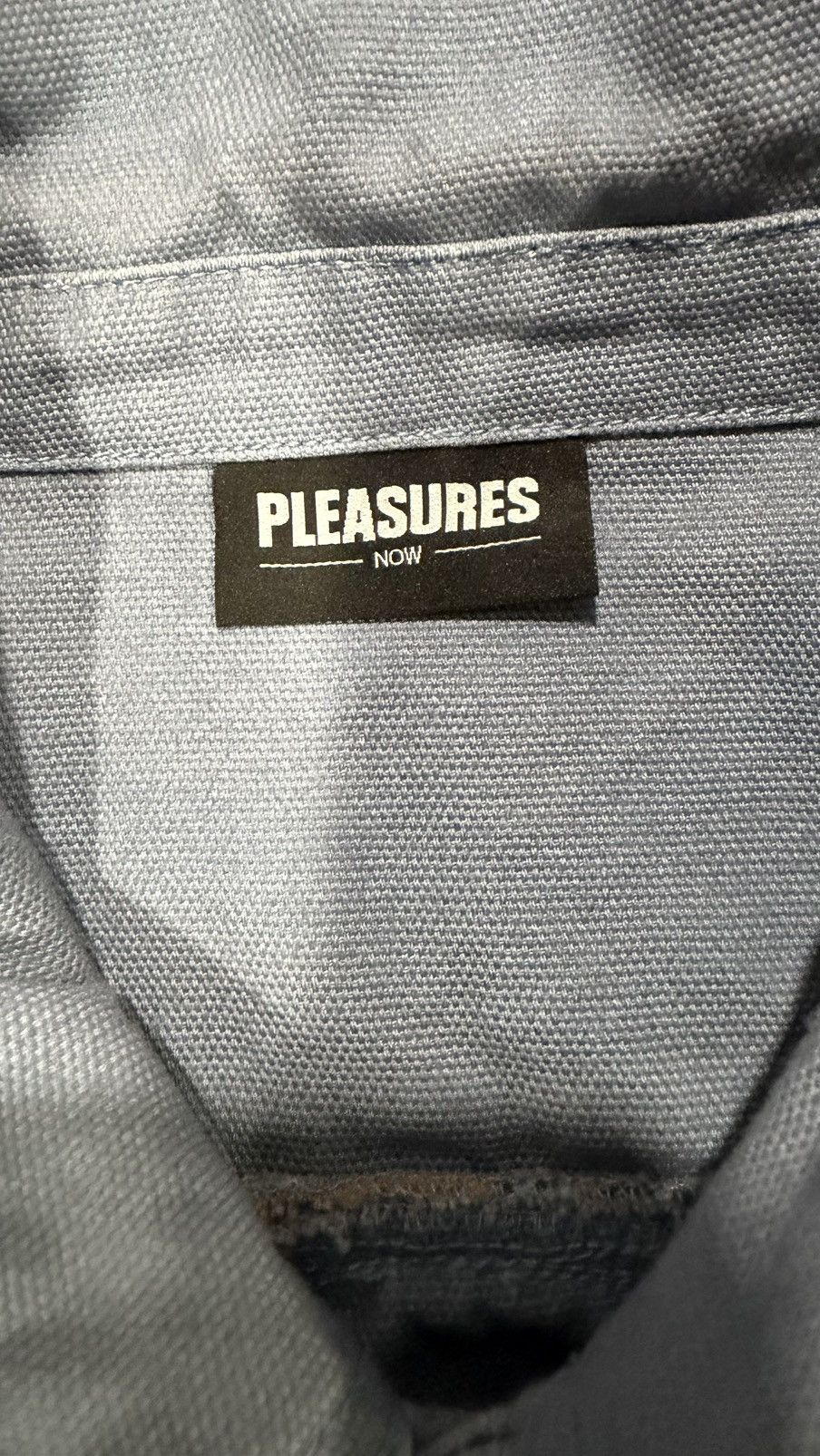 Pleasures PLEASURES DENIM BUTTON TRUCKER JACKET Size US L / EU 52-54 / 3 - 6 Thumbnail