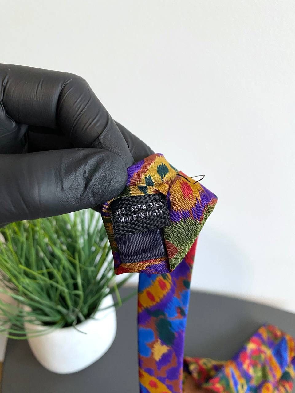 Missoni Missoni Silk Tie Multicolor Abstract Pattern, Made in Italy Size ONE SIZE - 7 Thumbnail