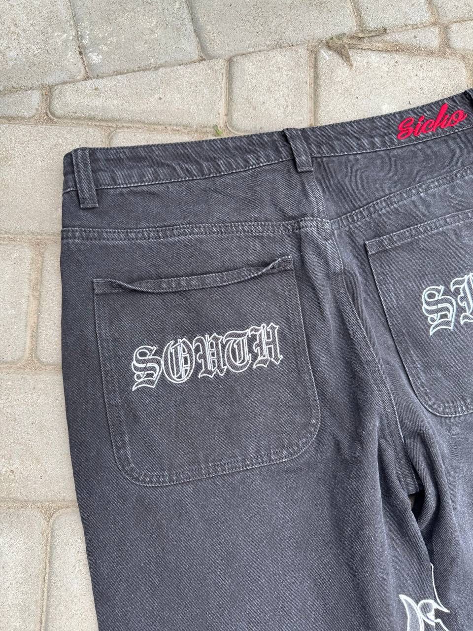 Japanese Brand Y2K Printed Jeans Sicko Style Size US 36 / EU 52 - 11 Thumbnail