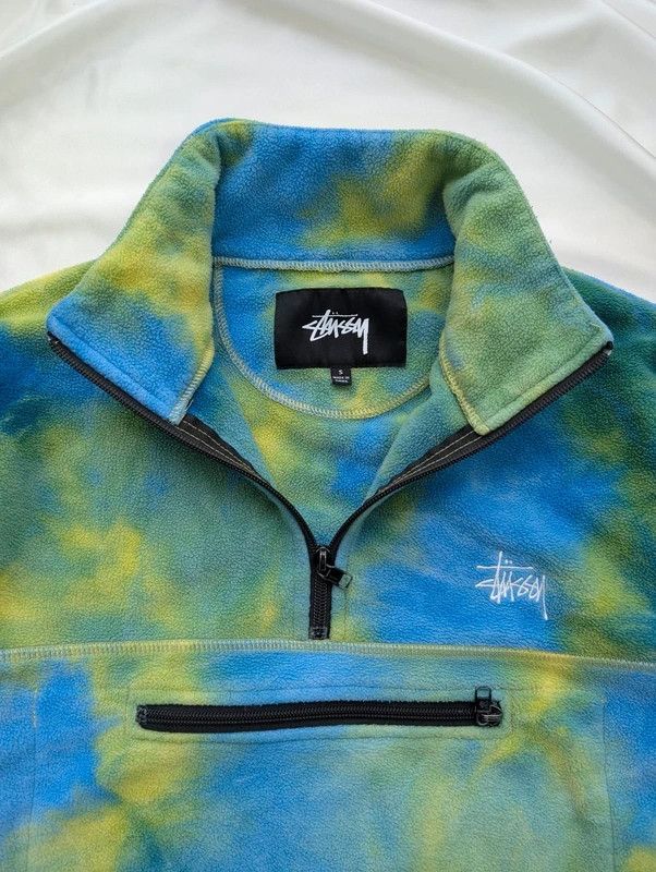 Stussy Stussy Quarter Zip Tie Dye Fleece Tie-Dyed pullover S Size US S / EU 44-46 / 1 - 4 Thumbnail
