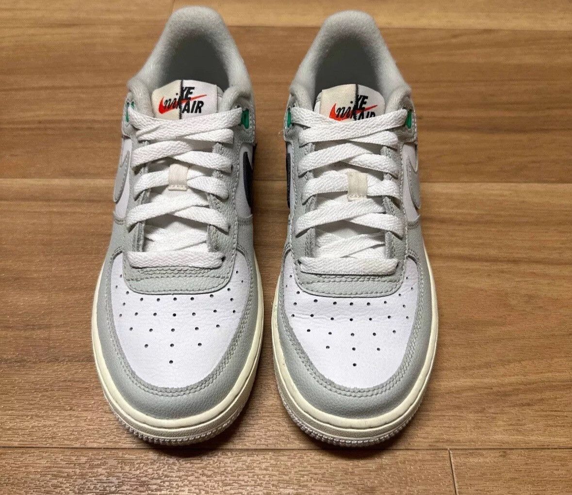 Nike Nike Air Force 1 '07 LV8 Split - Light Silver Size US 4 / IT 34 - 4 Thumbnail