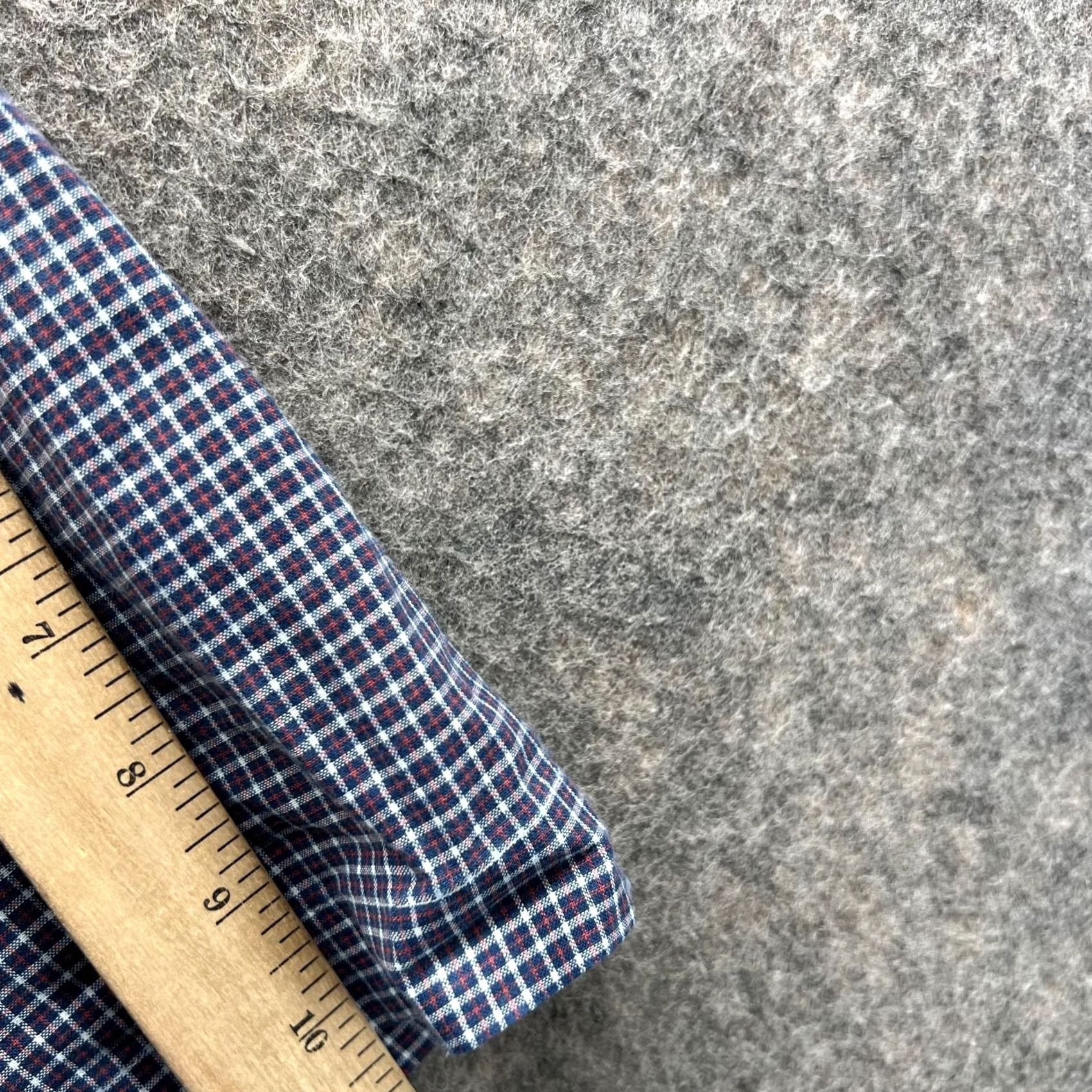 Ralph Lauren VINTAGE Ralph Lauren Shirt Men XL Blue Windowpane Button Down Classic Short Sleeve Vtg Size US XL / EU 56 / 4 - 7 Thumbnail