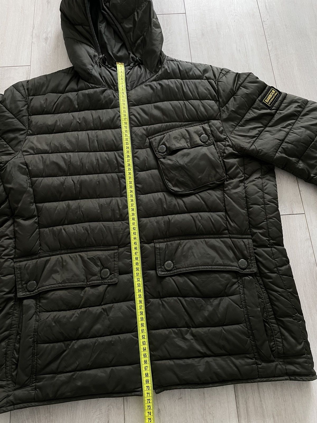 Barbour BARBOUR INTERNATIONAL FIBREDOWN HOODED QUILT JACKET RARE Size US XL / EU 56 / 4 - 15 Thumbnail