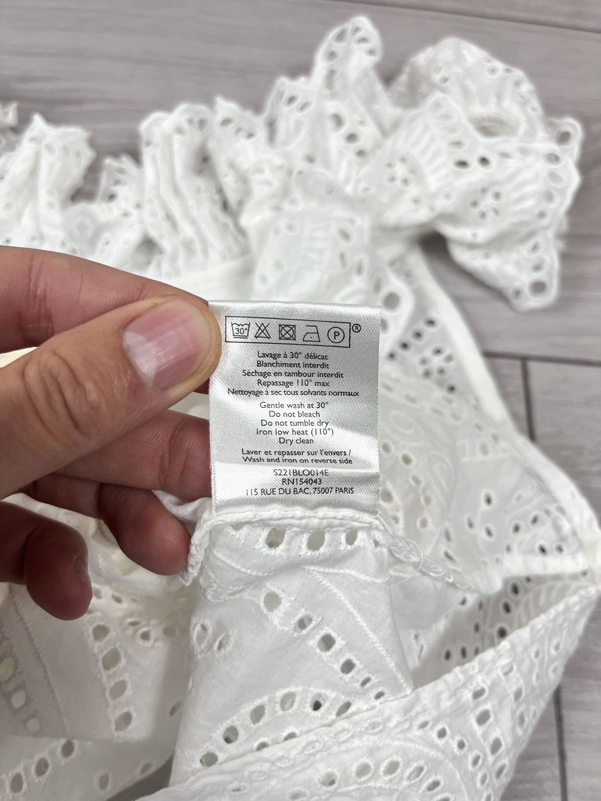 Sezane Sezane Rosa White Sleeveles Cotton Top Blouse Size M / US 6-8 / IT 42-44 - 7 Thumbnail