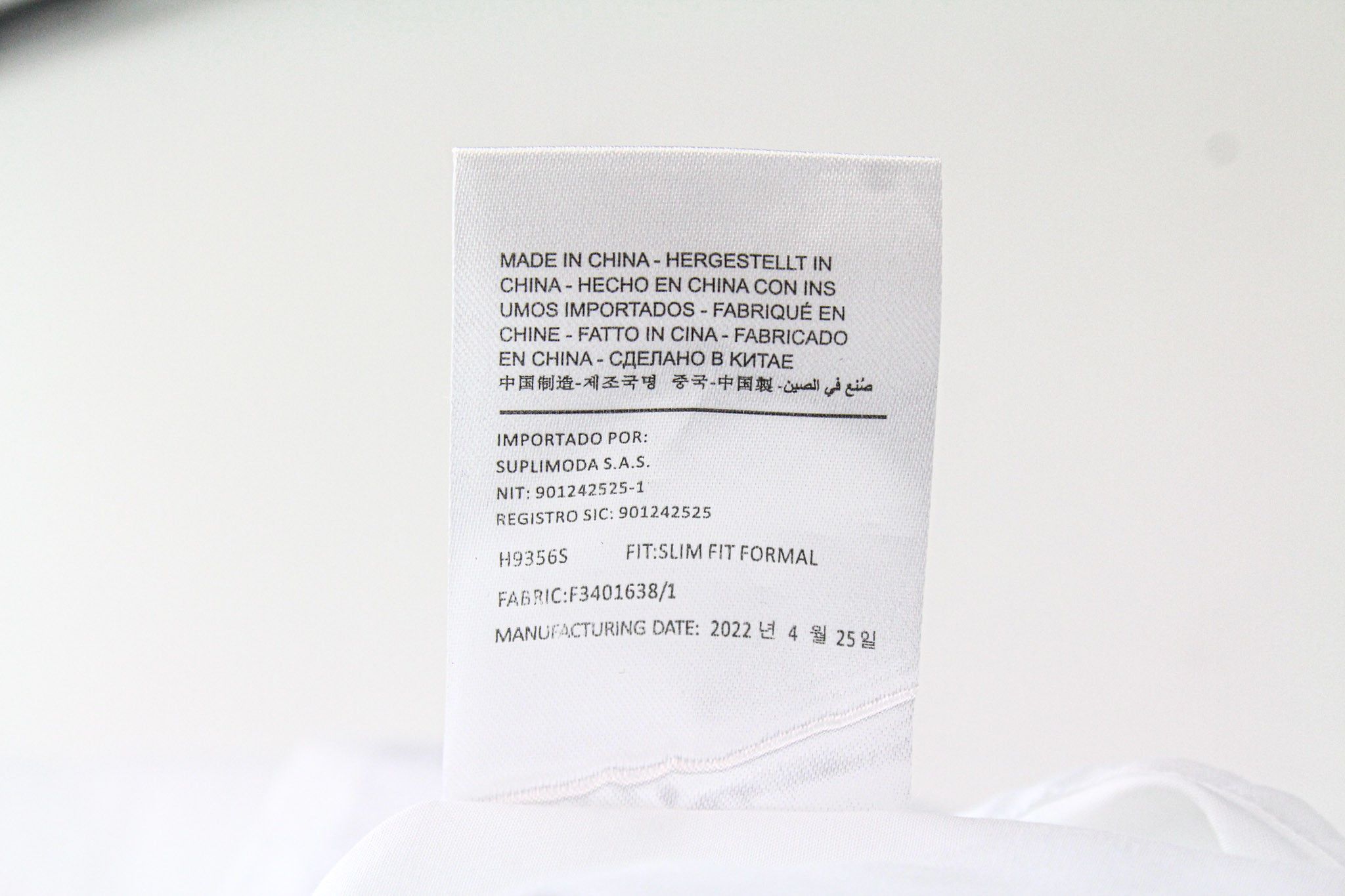 Suitsupply 37/14 1/2 Slim Cotton White Twill Shirt 73692 Size US S / EU 44-46 / 1 - 7 Thumbnail