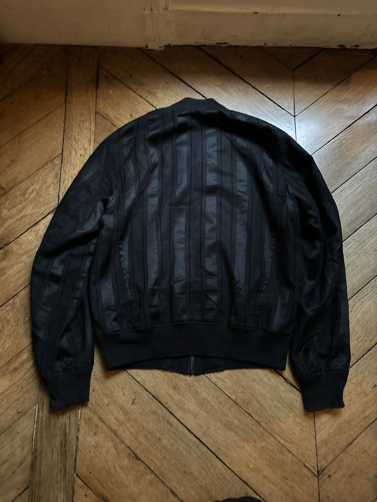 Ann Demeulemeester Ann Demeulemeester Reversible Linen Striped Bomber Jacket Size US S / EU 44-46 / 1 - 8 Thumbnail
