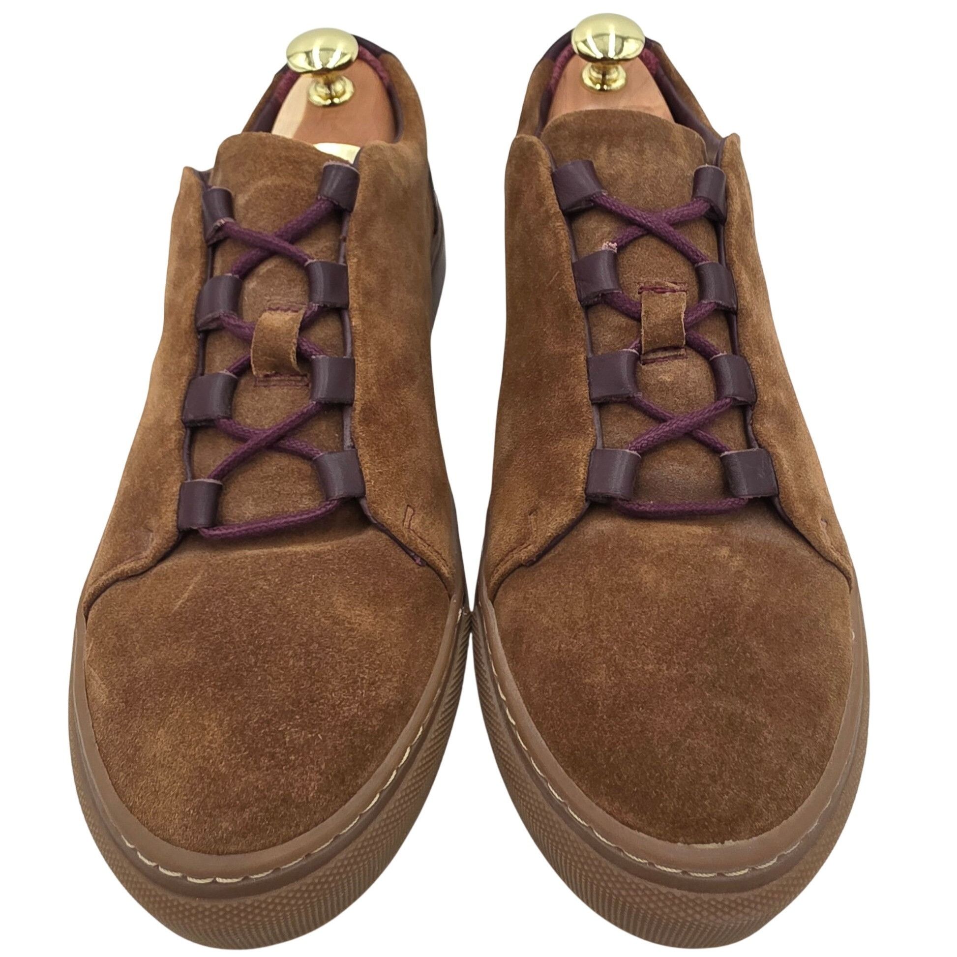 Other Worn Once? Noah Waxman Essex Sneakers Men 9.5 Brown Leather Size US 9.5 / EU 42-43 - 11 Thumbnail