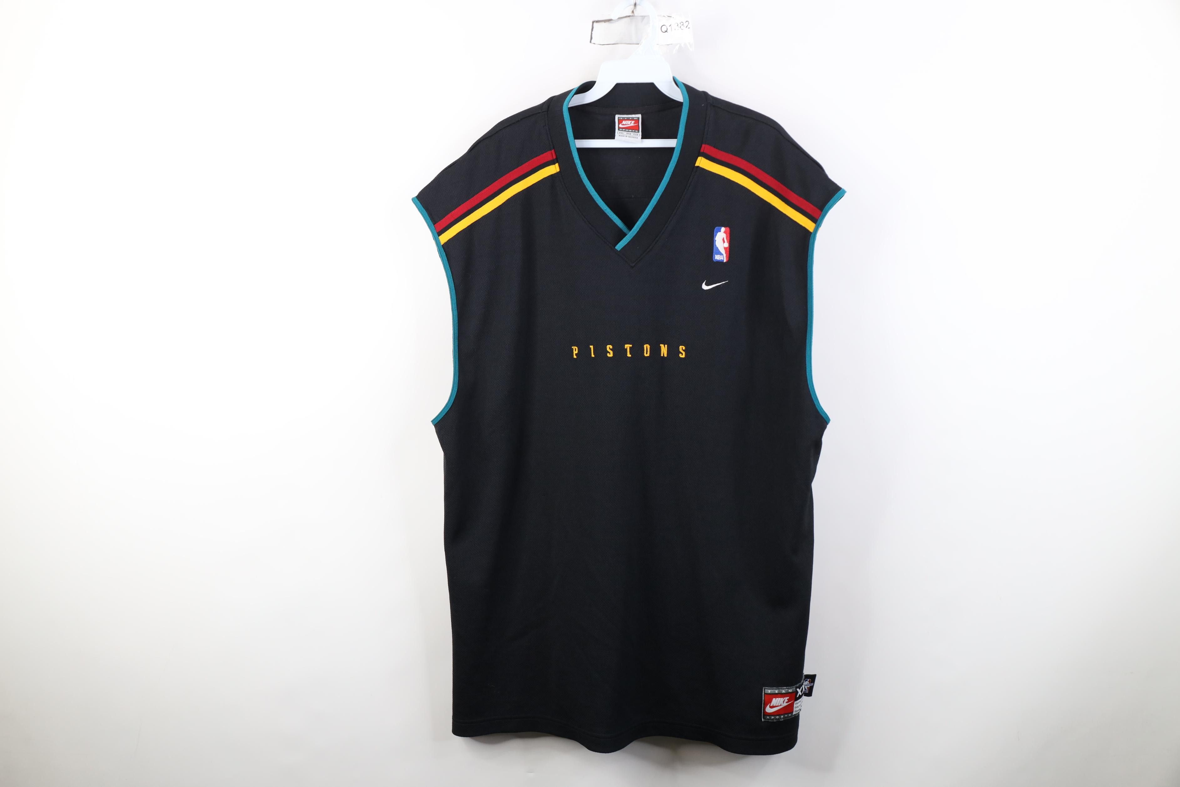 Nike Vintage 90s Nike NBA Basketball Jersey Training Black Teal Size US XXL / EU 58 / 5 - 1 Thumbnail