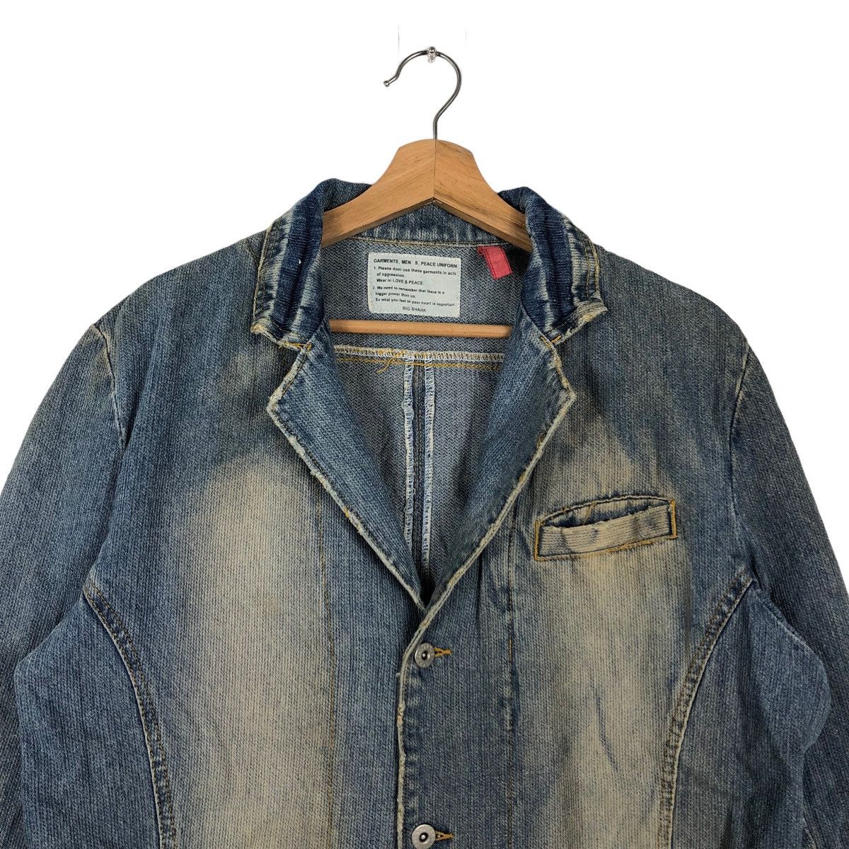 Blue Blue Japan 🔥90’s Hikory Chore Jacket Big Shark Blue Blue Japan Design Size US M / EU 48-50 / 2 - 2 Thumbnail