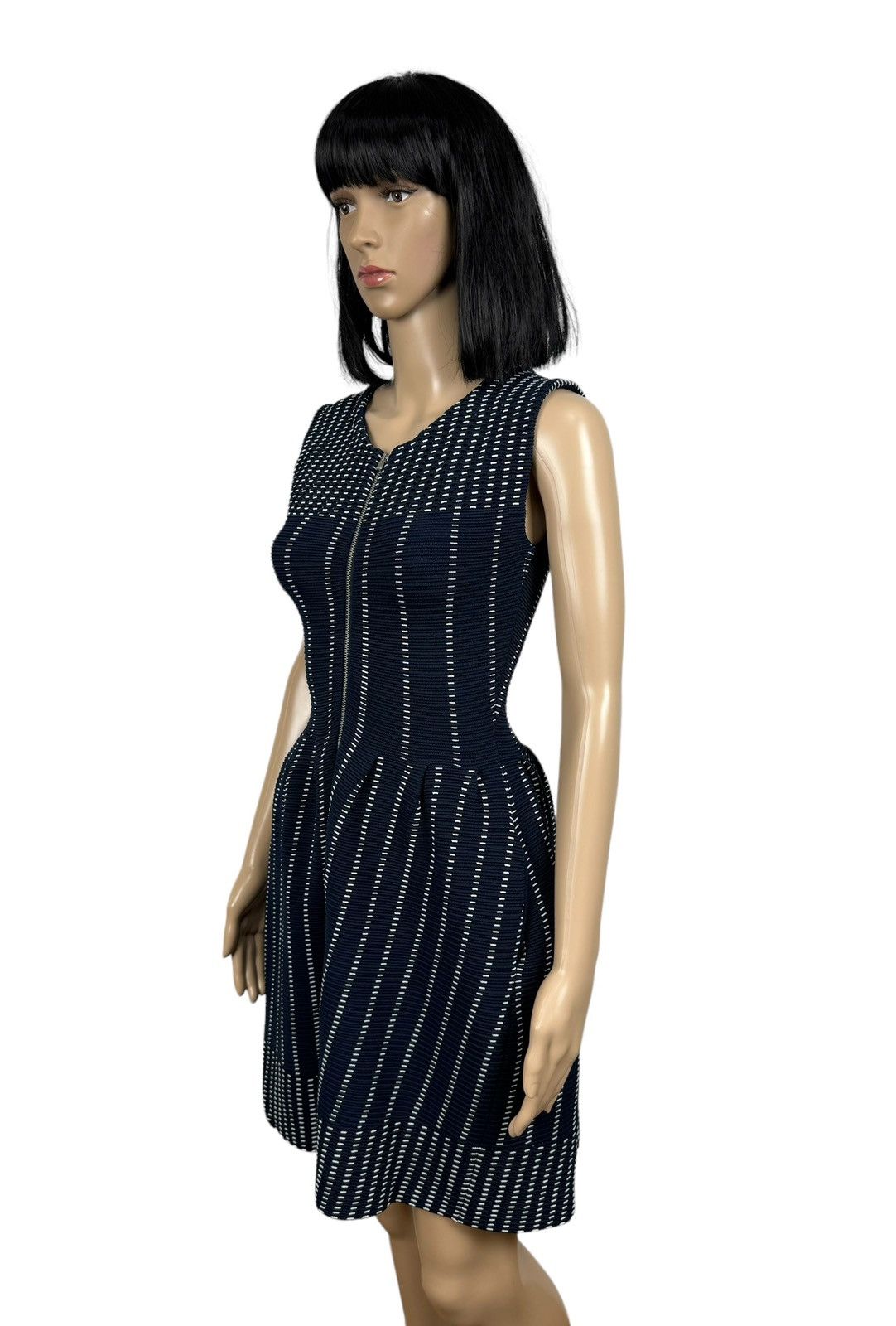 Maje Maje Romuald Striped Jacquard Mini Dress size 1 Size S / US 4 / IT 40 - 4 Thumbnail