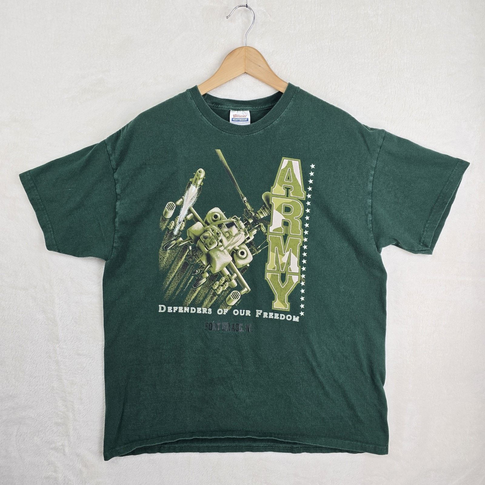 Hanes Vintage US Army Defenders Of Our Freedom Ahirt Size XL Size US XL / EU 56 / 4 - 2 Thumbnail