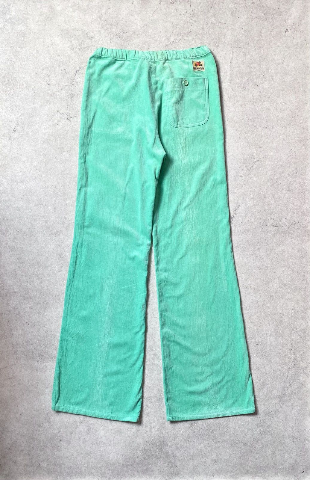 Fruit Of The Loom Vintage 60s Fruit of the loom x Edwin Suede Flared Pants Size US 29 - 2 Thumbnail