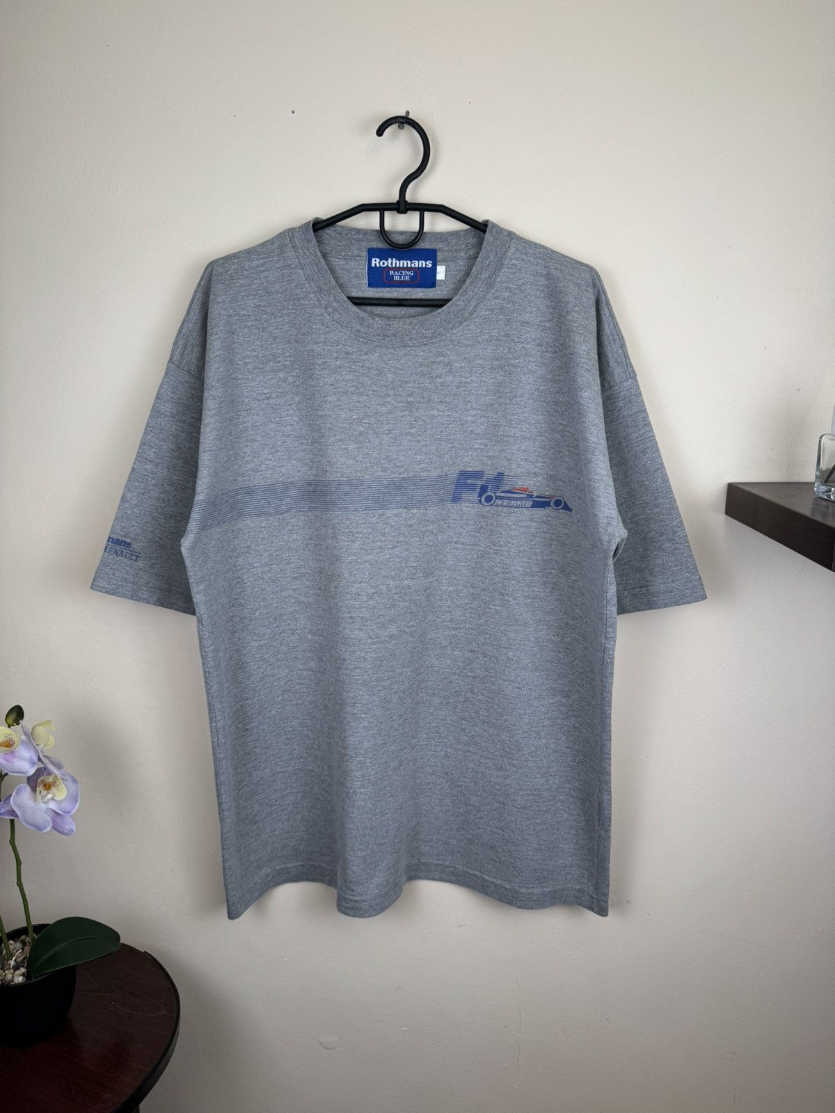 Other Vintage Rothmans Racing Blue T shirt Williams Renault L F1 Size US XL / EU 56 / 4 - 5 Thumbnail