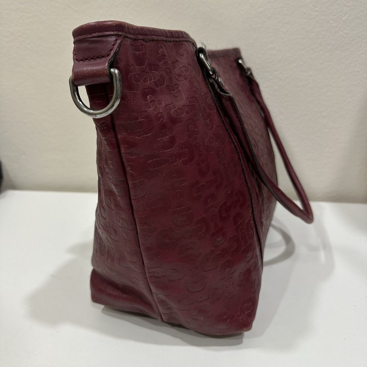 Gucci ‼️LASTDROP‼️ GUCCI MICRO GUCCISSIMA RED LEATHER TOTE BAG 1 Size ONE SIZE - 4 Thumbnail