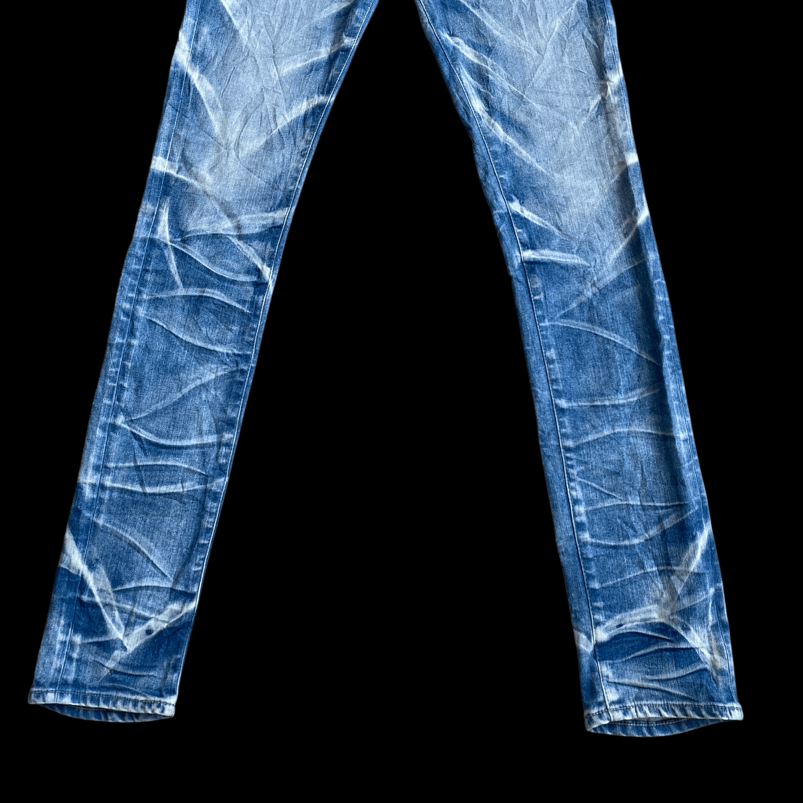 Le Grande Bleu (L.G.B.) Civarize Whisker Flare Claw Mark Jeans Size US 30 / EU 46 - 4 Thumbnail