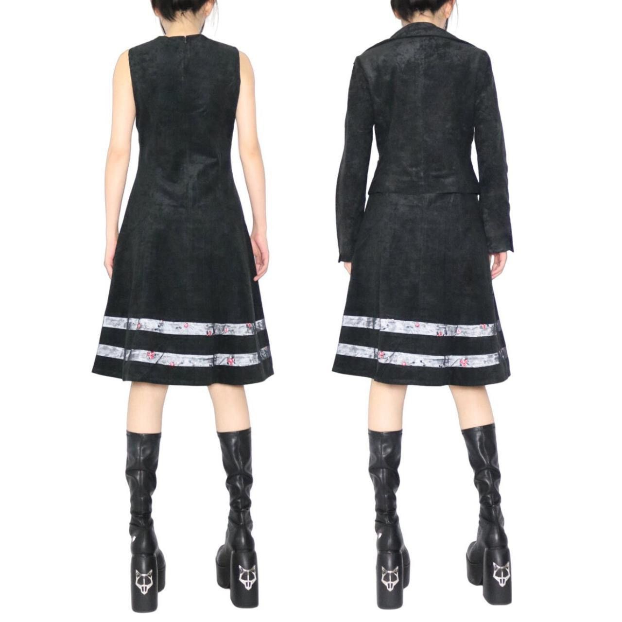 Japanese Brand × Vintage 00s Hana Okuba Dress and Jacket Set Size S / US 4 / IT 40 - 3 Thumbnail