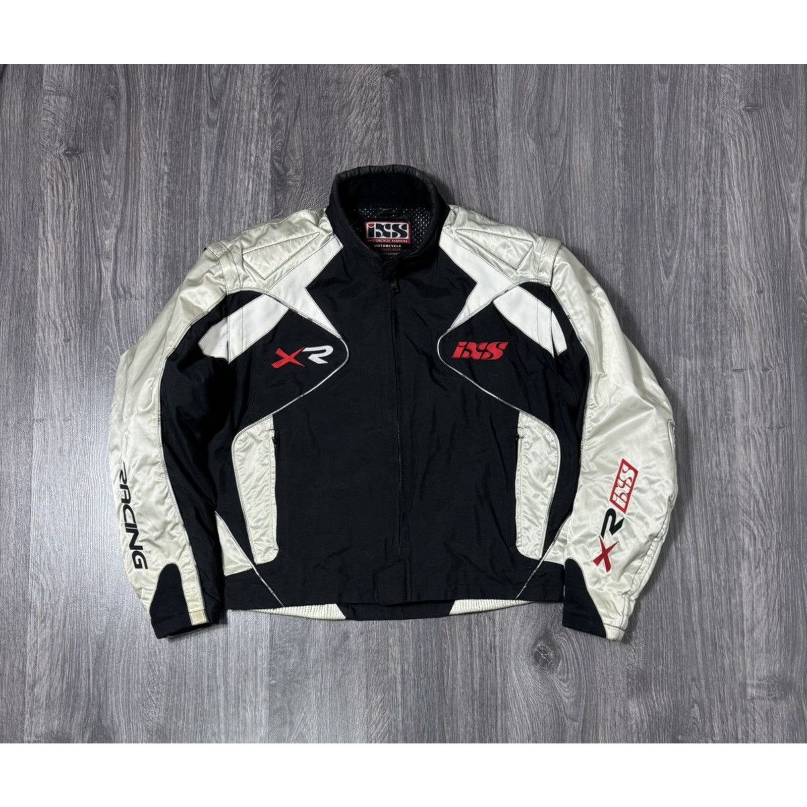 Vintage IXS Motorcycle Reflective Jacket