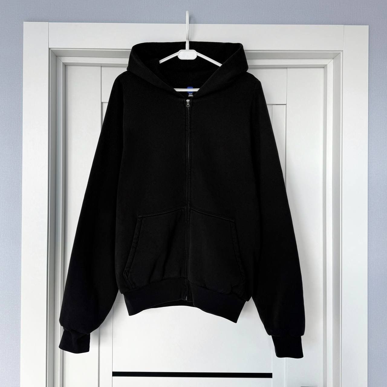 image of Balenciaga x Gap Yeezy X Gap Black Zip Hoodie, Men's (Size XL)