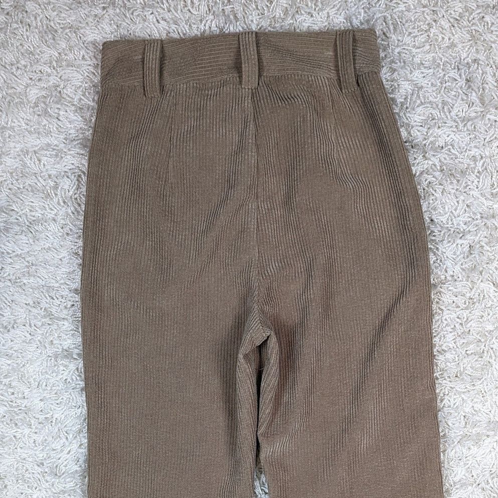 Other Petal & Pup High Waisted Pleated Corduroy Pants Tan Size 4 Size 27" / US 4 / IT 40 - 9 Thumbnail